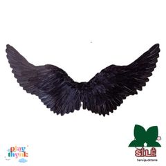 Cánh Thiên Thần Lông Vũ Trắng Đen - Phụ Kiện Cosplay Halloween, Đạo Cụ Chụp Ảnh, Dây Buộc Tóc và Đũa Phép Ma Thuật
