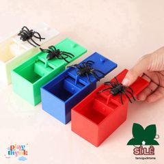 Bộ Quà Bất Ngờ LINSBAYWU - Hộp Nhện Chơi Khăm Hài Hước Dành Cho Văn Phòng - Đồ Chơi Troll An Toàn Chất Liệu Cao Cấp