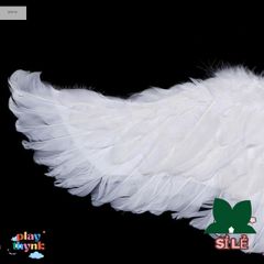 Cánh Lông Vũ Trắng Thiên Thần Dễ Thương - Phụ Kiện Tiệc Halloween và Sinh Nhật Cho Bé, Thời Trang Hóa Trang, Chất Liệu An Toàn