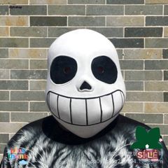Mặt Nạ Mắt Xanh Sans Halloween - Phụ Kiện Game Undertale Cho Hacker - Đạo Cụ Nhập Vai Ngày Lễ Hội