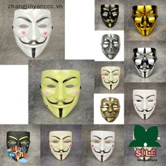 Mặt Nạ Vendetta Hacker PVC - Đồ Trang Trí Nhập Vai Halloween, Quà Tặng Độc Đáo Cho Người Lớn, Phim Hoạt Hình Lừng Danh