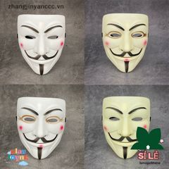Mặt Nạ Vendetta Hacker PVC - Đồ Trang Trí Nhập Vai Halloween, Quà Tặng Độc Đáo Cho Người Lớn, Phim Hoạt Hình Lừng Danh
