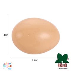 Trứng Giả Thủ Công Mô Phỏng Gà Mái - Đồ Chơi Dự Tiệc Phục Sinh Giáo Dục Cho Trẻ Em 10 Cái/ Bộ