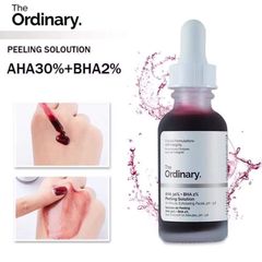 Tẩy Da Chết Hóa Học The Ordinary AHA 30% + BHA 2% Peeling Solution 30ml - Giúp Da Sáng Khỏe Mịn Màng, Ngăn Ngừa Mụn Chính Hãng