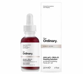 Tẩy Da Chết Hóa Học The Ordinary AHA 30% + BHA 2% Peeling Solution 30ml - Giúp Da Sáng Khỏe Mịn Màng, Ngăn Ngừa Mụn Chính Hãng