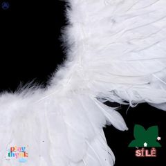 Cánh Thiên Thần Trắng Dễ Thương Cho Trẻ Em - Bộ Trang Phục Tiệc Sinh Nhật & Halloween Với Dây Đeo Co Giãn