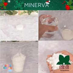 Bộ 10 Túi Bột Tuyết Nhân Tạo Trang Trí Giáng Sinh - Phụ Kiện Làm Slime Sáng Tạo, An Toàn, Không Độc Hại