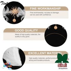 Bộ Trang Phục Halloween Cánh Thiên Thần & Băng Đô Đen Trắng - Trang Phục Cosplay Lễ Hội Cho Bữa Tiệc Halloween