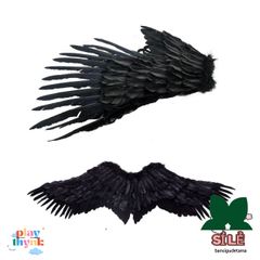 Cánh Thiên Thần Đen & Trắng Gập Gọn - Phụ Kiện Cosplay Unisex Chất Lượng Cao Dành Cho Sân Khấu Và Biểu Diễn