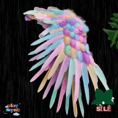 Cánh Thiên Thần Đen & Trắng Gập Gọn - Phụ Kiện Cosplay Unisex Chất Lượng Cao Dành Cho Sân Khấu Và Biểu Diễn
