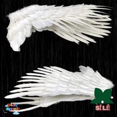 Cánh Thiên Thần Đen & Trắng Gập Gọn - Phụ Kiện Cosplay Unisex Chất Lượng Cao Dành Cho Sân Khấu Và Biểu Diễn