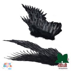 Cánh Thiên Thần Đen & Trắng Gập Gọn - Phụ Kiện Cosplay Unisex Chất Lượng Cao Dành Cho Sân Khấu Và Biểu Diễn