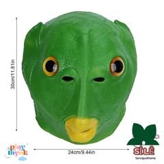 Mũ Cá Cosplay Halloween - Màu Hồng & Xanh Lá, Phù Hợp Cho Người Lớn & Trẻ Em, Trang Phục Hóa Trang Quái Vật Thú Vị