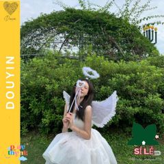 Đôi Cánh Thiên Thần Trắng - Phụ Kiện Cosplay Halloween, Trang Phục Công Chúa, Dự Tiệc Giáng Sinh dành cho Nữ