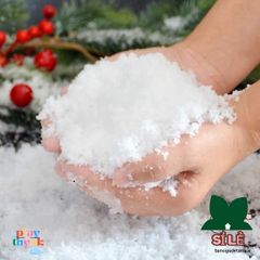 Bột Nhân Tạo Tuyết Trắng - Trang Trí Giáng Sinh và Tiểu Cảnh, Tạo Hình Người Tuyết - Phụ Kiện Chụp Ảnh Độc Đáo
