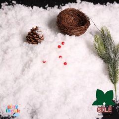 Bột Nhân Tạo Tuyết Trắng - Trang Trí Giáng Sinh và Tiểu Cảnh, Tạo Hình Người Tuyết - Phụ Kiện Chụp Ảnh Độc Đáo