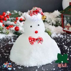 Bột Nhân Tạo Tuyết Trắng - Trang Trí Giáng Sinh và Tiểu Cảnh, Tạo Hình Người Tuyết - Phụ Kiện Chụp Ảnh Độc Đáo
