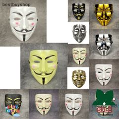 Mặt Nạ Giấu Mặt Anonymous Vendetta - Phụ Kiện Cosplay Halloween Độc Đáo, Đảm Bảo Chất Lượng Cao