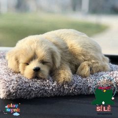 Gấu Bông Cún Vàng Mềm Mại - Thiết Bị Lọc Không Khí & Khử Mùi Ô Tô Với Lõi Than Hoạt Tính, Phụ Kiện Trang Trí Xe Hơi Đáng Yêu