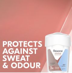 Lăn Khử Mùi Rexona Clinical Protection Cream Summer Strength 48g Dành Cho Nữ - Kiểm Soát Mồ Hôi, Hương Thơm Tươi Mát