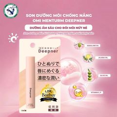 Son Dưỡng OMI Menturm Deepner Nhật Bản Chống Nắng Giảm Thâm Môi - Dưỡng Môi Căng Mịn, Bảo Vệ Lâu Dài