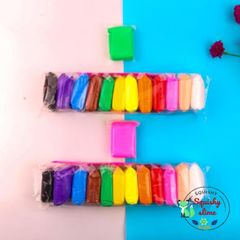 Combo 12 Đất Sét Tự Khô Nhật Bản SMARTKIDS - Đồ Chơi Sáng Tạo Siêu Nhẹ An Toàn Cho Bé, Phù Hợp Tạo Butter Slime