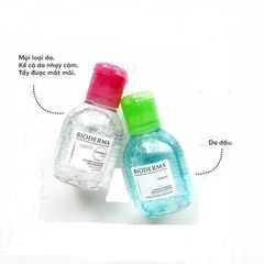 Nước Tẩy Trang Bioderma Sensibio H2O Micellar Water Xanh 100ml - Giải Pháp Làm Sạch Cho Da Nhạy Cảm, Không Gây Kích Ứng, Chính Hãng.
