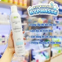 Xịt Khoáng Cấp Ẩm Byphasse Eau Thermale 100% Tự Nhiên - Sản Phẩm Chăm Sóc Da An Toàn Dành Cho Mọi Loại Da