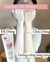 Kem Dưỡng Thể Trắng Da Chống Nắng WHISIS Premium Collagen 200ml - Dưỡng ẩm, làm trắng, bảo vệ da khỏi tia UV - Sản phẩm 