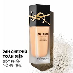 Kem Nền Yves Saint Laurent YSL All Hours Foundation Tone LC2 25ml - Trang Điểm Cao Cấp, Kiềm Dầu, Lớp Nền Hoàn Hảo, Dành Cho Da Dầu
