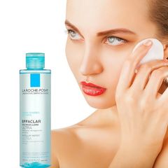 Nước Tẩy Trang La Roche-Posay Micellar Water Ultra 400ml - Giải Pháp Lý Tưởng Cho Da Dầu Mụn, Làm Sạch Dịu Nhẹ, Chống Kích Ứng
