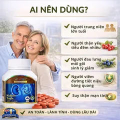 Vitatree Kidney Tonic 100 Viên - Viên Uống Hỗ Trợ Sức Khỏe Thận Từ Thiên Nhiên, Thanh Lọc Cơ Thể, Sản Phẩm Úc.