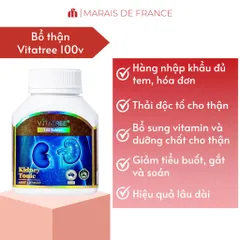 Vitatree Kidney Tonic 100 Viên - Viên Uống Hỗ Trợ Sức Khỏe Thận Từ Thiên Nhiên, Thanh Lọc Cơ Thể, Sản Phẩm Úc.