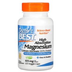 Viên uống bổ sung Magie Doctor's Best High Absorption Magnesium 240 viên - Giải pháp tăng cường sức khỏe hiệu quả từ Mỹ
