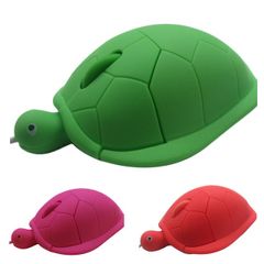 Chuột Máy Tính USB Hình Rùa Dễ Thương - Phụ Kiện Máy Tính Ergonomic Chất Liệu Silicon Bền Đẹp, Tương Thích Với Nhiều Hệ Điều Hành