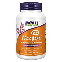 Viên uống bổ sung Magiê NOW FOODS Magtein - 90 Viên nang thực vật - Hỗ trợ sức khỏe tinh thần và thể chất