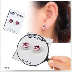 Khuyên Tai Nam Châm Unisex Không Cần Bấm Lỗ – Hoa Tai Kim Cương Phong Cách, Dành Cho Người Không Có Lỗ Tai (Set 2 chiếc)