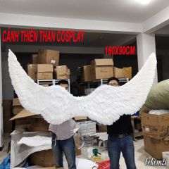 Cánh Thiên Thần Lớn 160CM x 90CM - Đồ Hóa Trang Huyền Bí Cho Người Lớn - Thích Hợp Chụp Ảnh, Biểu Diễn, Cosplay