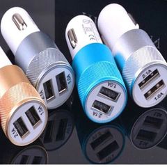 Tẩu Sạc Pin Ô Tô 2 Cổng USB - Sạc Nhanh Điện Thoại iPhone, Android, Phụ Kiện Xe Hơi Tiện Dụng