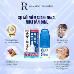 Xịt Xoang Mũi Nazal Sato 30ml - Giải Pháp Hỗ Trợ Giảm Nghẹt Mũi Từ Thiên Nhiên Cho Trẻ Em Và Người Lớn