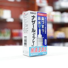 Xịt Xoang Mũi Nazal Sato 30ml - Giải Pháp Hỗ Trợ Giảm Nghẹt Mũi Từ Thiên Nhiên Cho Trẻ Em Và Người Lớn