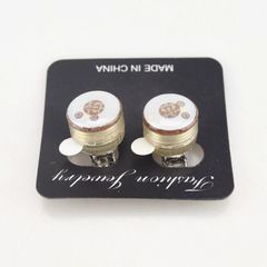 Khuyên tai LED phát sáng độc đáo hình tròn - Bông tai thời trang nữ đẹp, đá Rhinestone ấn tượng