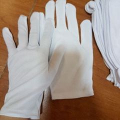 Găng Tay Cotton Trắng/Đen - Bộ 10 Đôi Dễ Sử Dụng, Chất Liệu Thun Thoáng Khí, Phù Hợp Mọi Hoạt Động