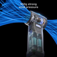 Quạt Phản Lực Turbo Fan G1 400W - Pin 10.000mAh, 9 Cấp Gió, Đa Năng Vệ Sinh Thiết Bị Điện Tử, Thiết Kế Nhỏ Gọn, Bền Bỉ