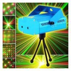 Đèn Laser Mini 6 Trong 1 - Đèn Chiếu Sân Khấu Vũ Trường Trang Trí Karaoke, Tiệc Cưới, Sinh Nhật, Tia Laze Đỏ & Xanh Hấp Dẫn