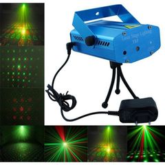 Đèn Laser Mini 6 Trong 1 - Đèn Chiếu Sân Khấu Vũ Trường Trang Trí Karaoke, Tiệc Cưới, Sinh Nhật, Tia Laze Đỏ & Xanh Hấp Dẫn