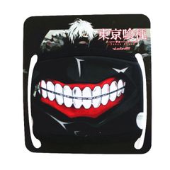 Khẩu Trang Vải Cotton In Hình Hàm Răng Tokyo Ghoul - Khẩu Trang Anime Độc Đáo Unisex Cho Fan Hâm Mộ