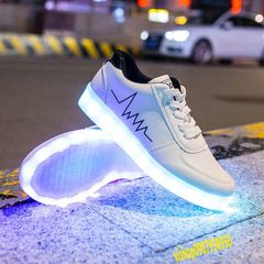 Giày Phát Sáng 7 Màu Nhịp Tim - Giày LED Thời Trang Cho Nam Nữ, Chống Nước, Dùng Cho Sự Kiện, Tiệc Tùng