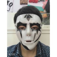 Mặt Nạ Jabbawockeez Họa Tiết Vẽ Đặc Biệt - Mặt Nạ Halloween Thần Chết Độc Đáo, Phụ Kiện Thời Trang Kinh Dị