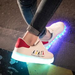 Giày Phát Sáng 7 Màu Họa Tiết Thời Trang - Giày LED Đa Năng Cho Nam Nữ, Phù Hợp Sự Kiện, Chống Nước, Sạc Nhanh
